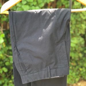 Pinstriped Navy Gap dress pants